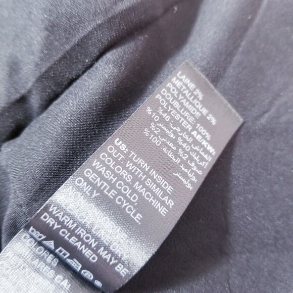 White House Black Market Wool Blend Tweed Metallic Blazer - Picture 9 of 13